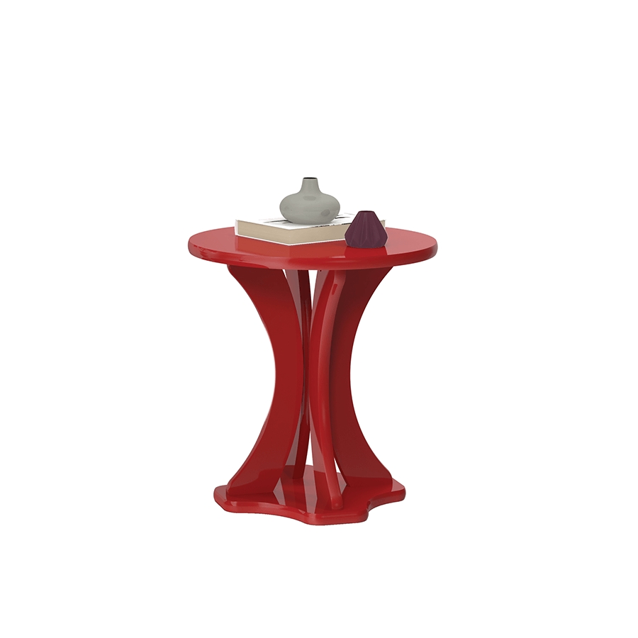 MESA LATERAL MARIANA PATRIMAR ROJO