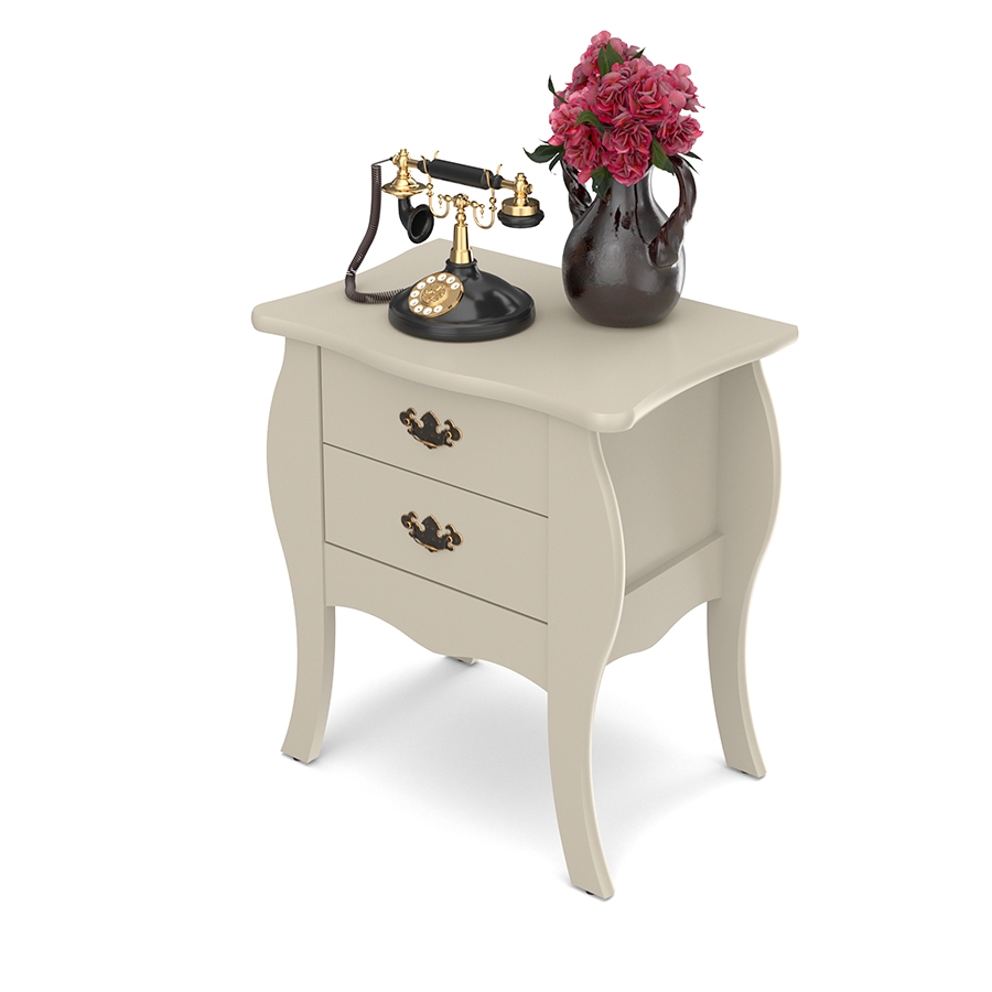 BOMBE 2 CAJONES PREMIER PATRIMAR OFF WHITE