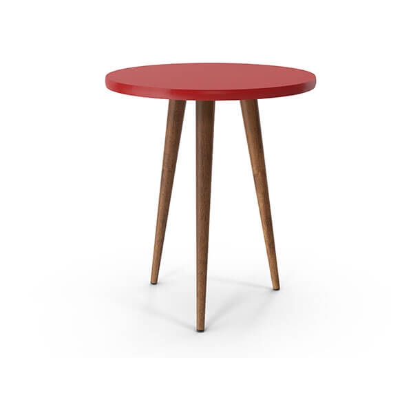 MESA LATERAL LEG PATRIMAR ROJO