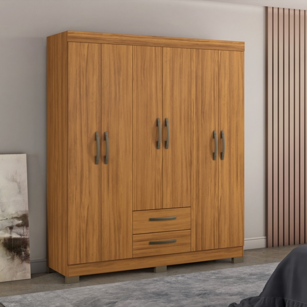 ROPERO NT5010 6 PUERTAS NOTAVEL FREIJO TREND
