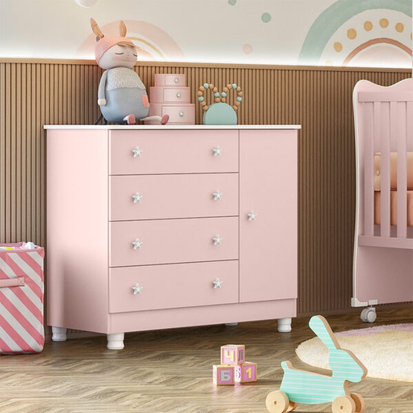 COMODA ZAPATERA 2561 QMOVI ROSA