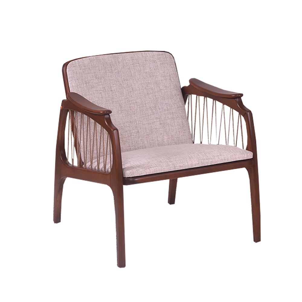 POLTRONA DE MADERA AGATA REFINATTO CASTAÑO | V52