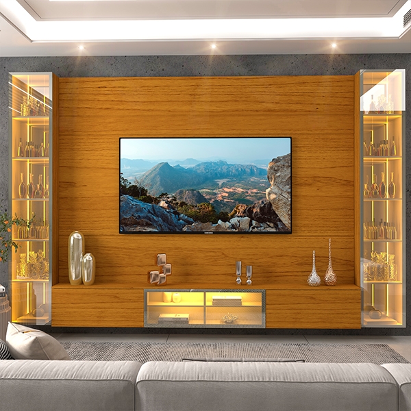 HOME REFLECTA FULL 293 CON LEDS CON ESPEJOS LUMINARE GELIUS NATURE