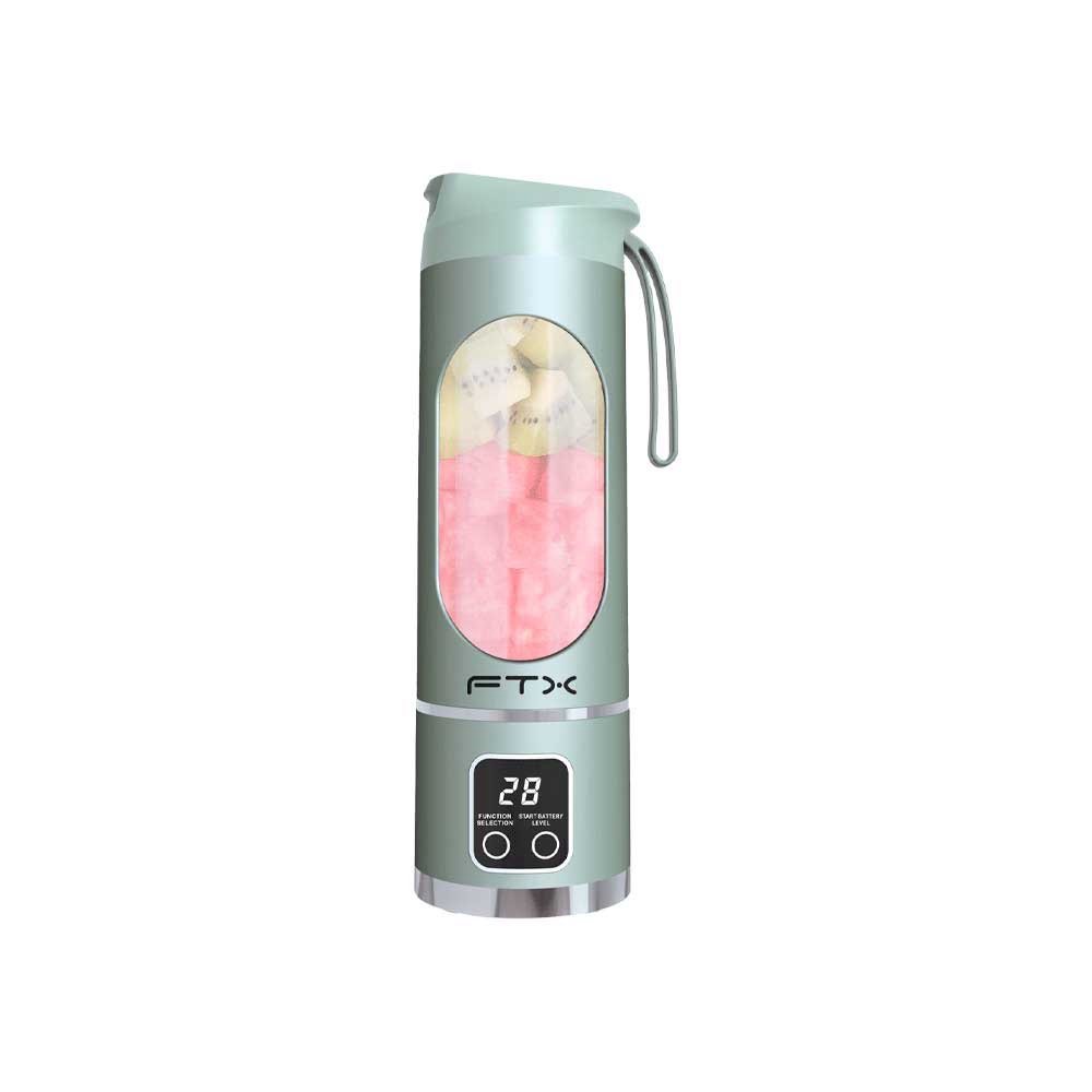 LICUADORA PORTATIL FTX 25W RECARGABLE 3 FUNCIONES VERDE PB-GR