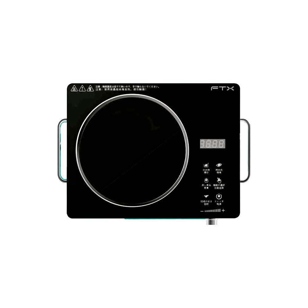 PLACA DE COCINA VITROCERAMICA FTX 3500W 220V DIGITAL/ 1 HORNALLA NEGRO C/SELECTOR FEC-1H