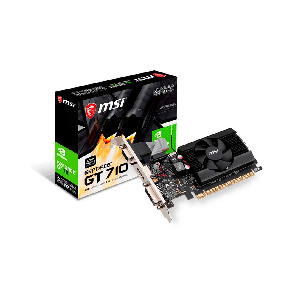 PLACA DE VIDEO MSI GT710 2GB DDR3 GT710-2GD3-LP 912-V809-4427