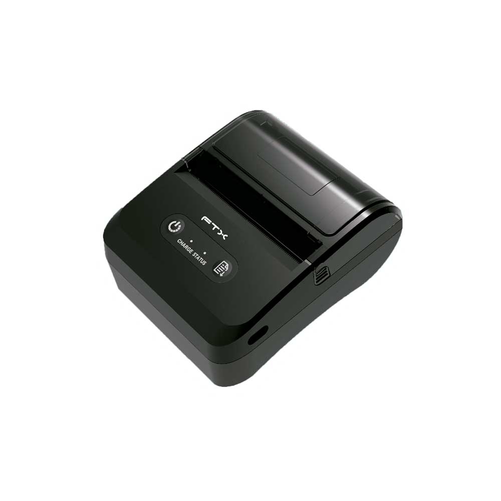 IMPRESORA TERMICA DIRECTA FTX RECIBOS 3" TDR080BT PORTATIL USB/BT NEGRO