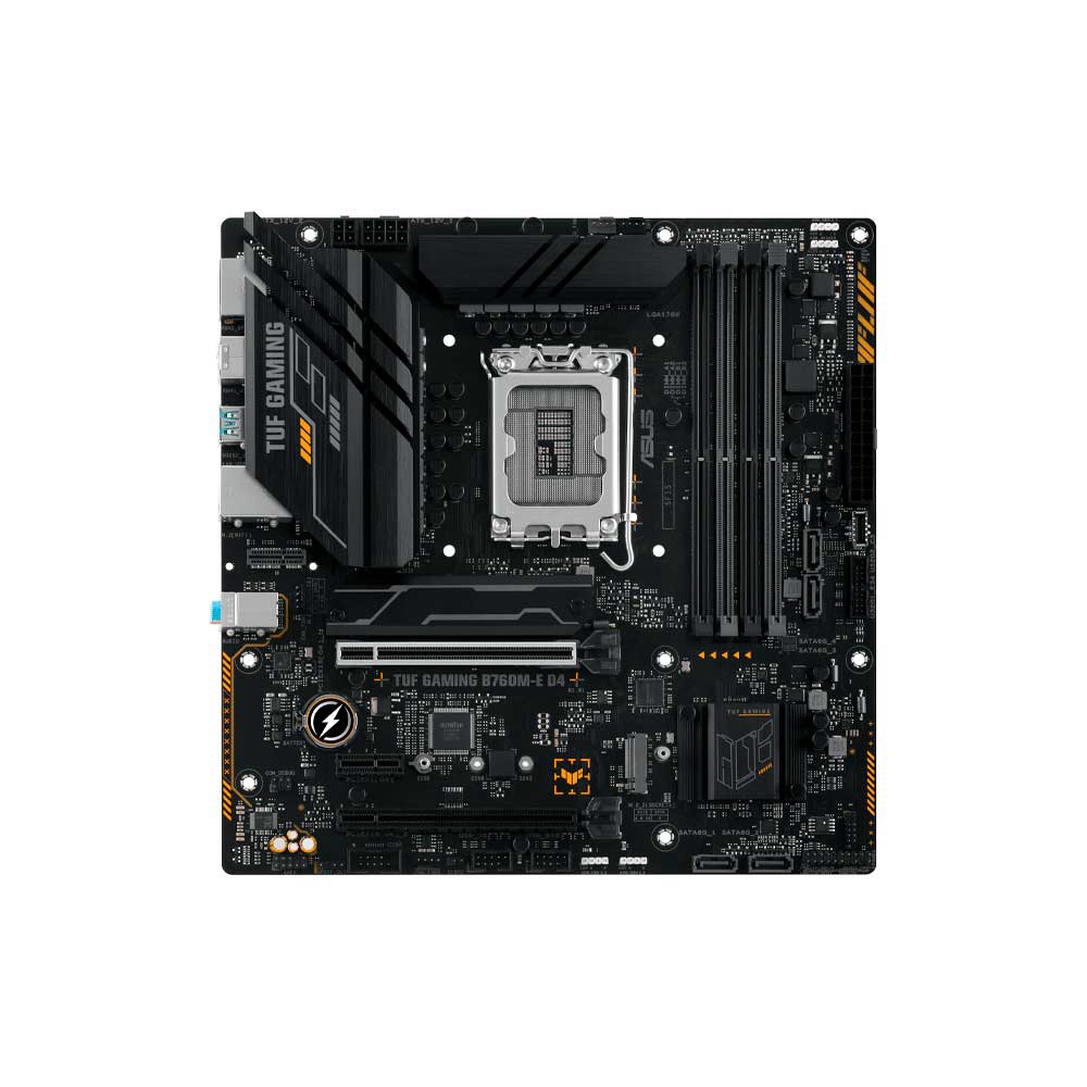 PLACA MADRE ASUS 1700 TUF GAMING B760M-E D4 S/R/HDMI/DP/2M2/USB3.2/MATX