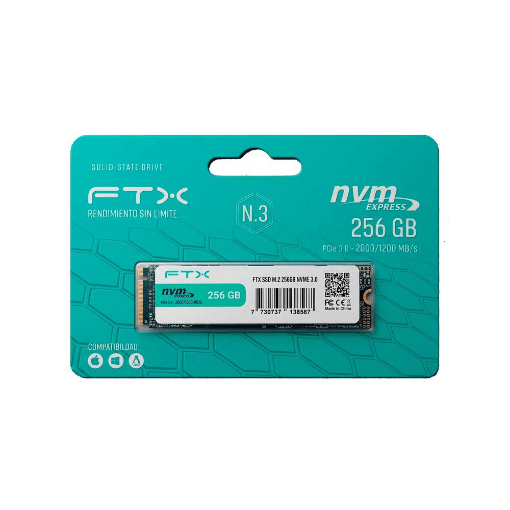 SSD M.2 NVME 256GB FTX N3 2000/1200 138587 PCIE 3.0