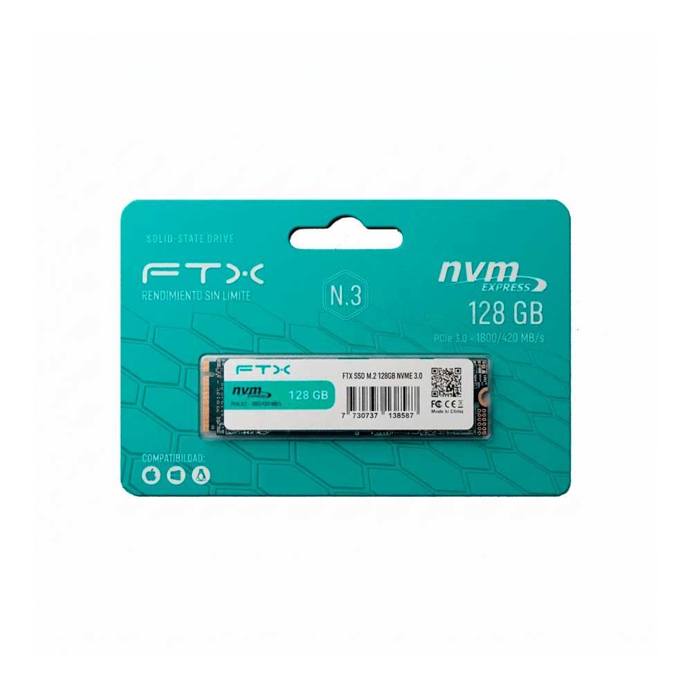 SSD M.2 NVME 128GB FTX N3 1800/420 PCIE 3.0