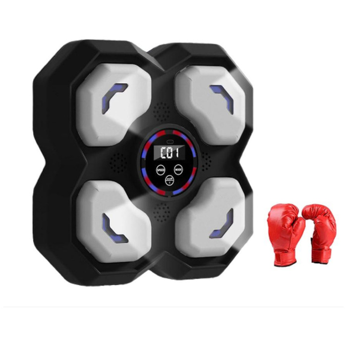 MAQUINA DE BOXEO PARA PARED NIÑOS BLANCO/NEGRO