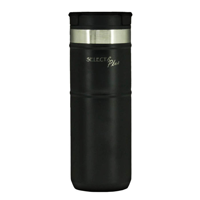 TRAVEL MUG 500ML DOBLE PARED NEGRO