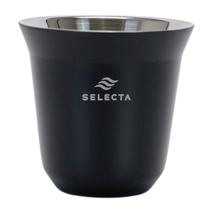 VASO TERMICO DE CAFE APIL. 80ML CHILLOUT NEGRO