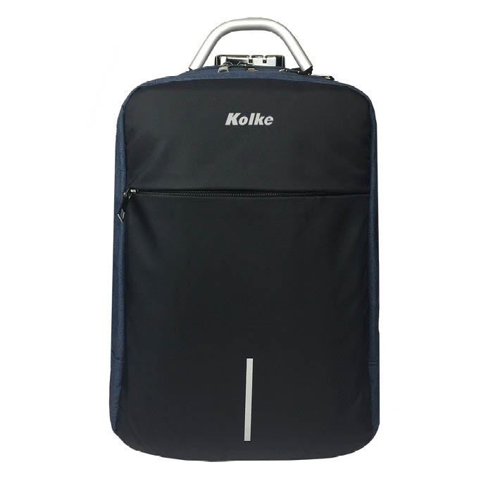 MOCHILA KOLKE KVM-338 C/ CANDADO (GRIS OSCURO)